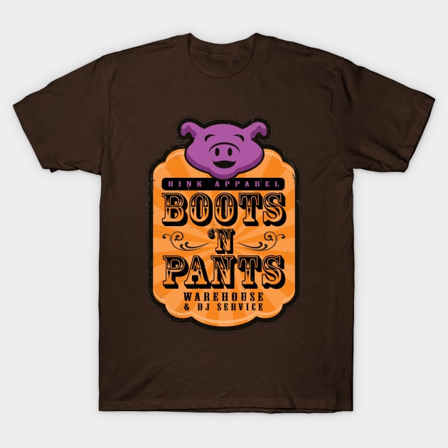 Boots 'n Pants Apparel Co. T-Shirt by regalthreads